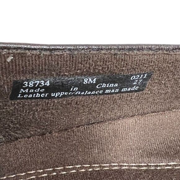 Clarks bendables sixty cruise brown leather criss cross flats size 8 - Picture 7 of 13